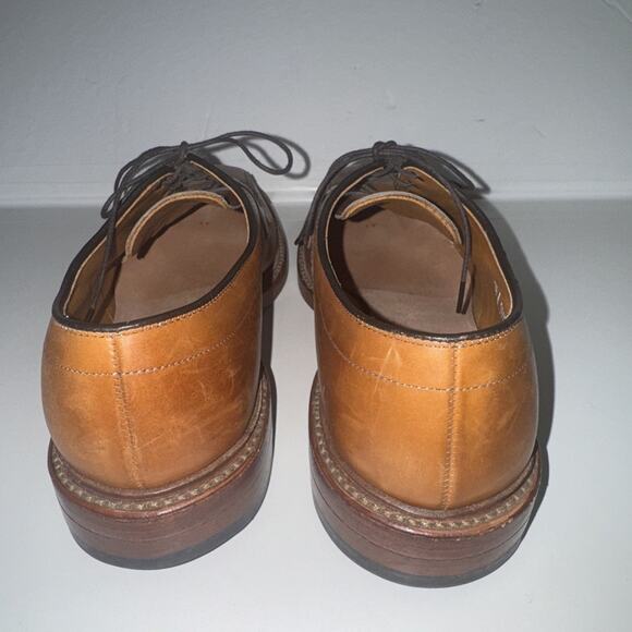Allen Edmonds Leather Soles Hillcrest Mens Chestnut Tan Oxford 7.5 D 5954 $285 main image 8